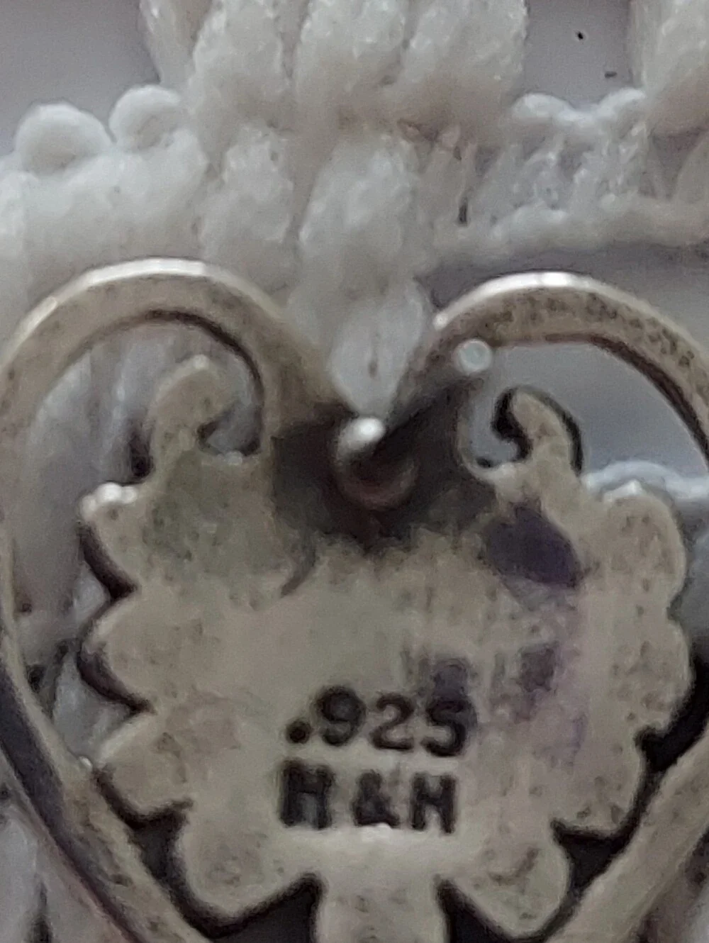 Sterling Silver Filigree Heart Posts - Picture 4 of 5